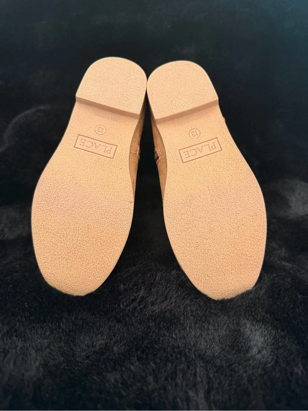 The Children's Place Tan Suede-Look Kids Ankle Boots